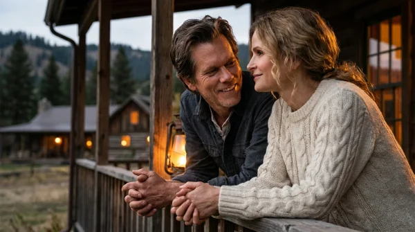Kevin Bacon protects his decades-long marriage enforcing an unbroken off-grid farmhouse rule
