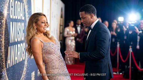 Mariah Carey red carpet interviews expose awkward physical distance before split